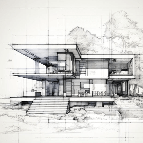 Concept Sketch sketch style example generated by the SketchStep AI photo to sketch app